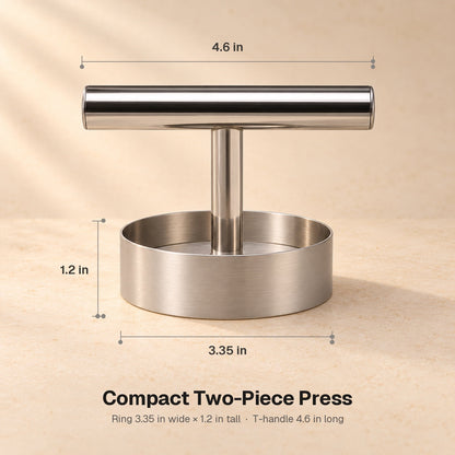 Stainless Steel Burger Patty Press