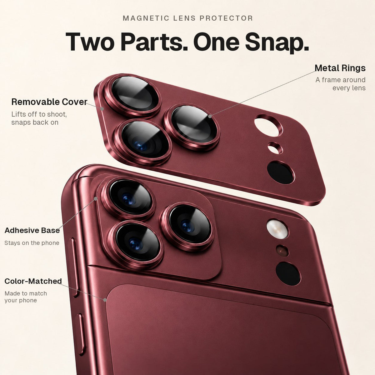 Magnetic Camera Lens Protector