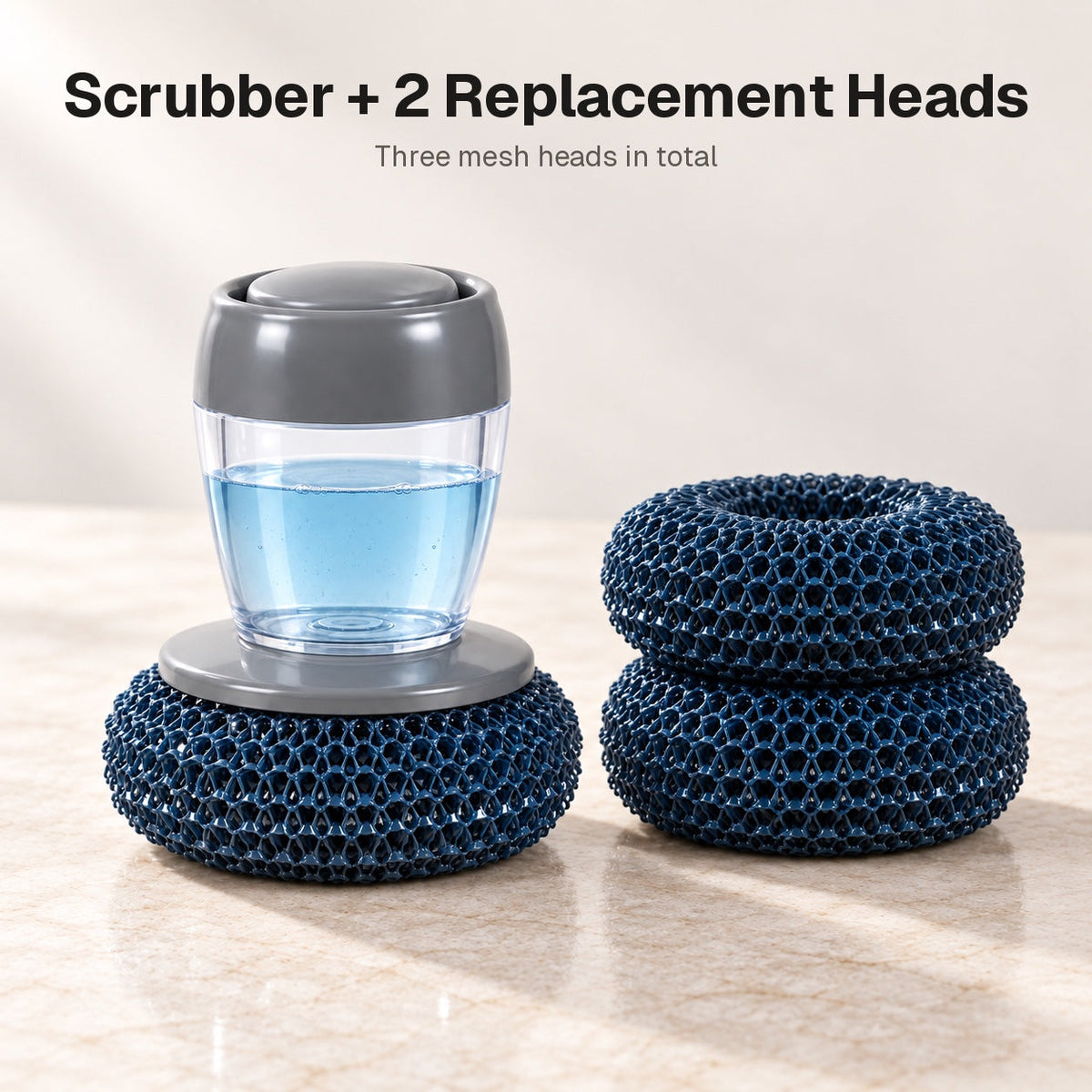 Soap Dispensing Pot Scrubber