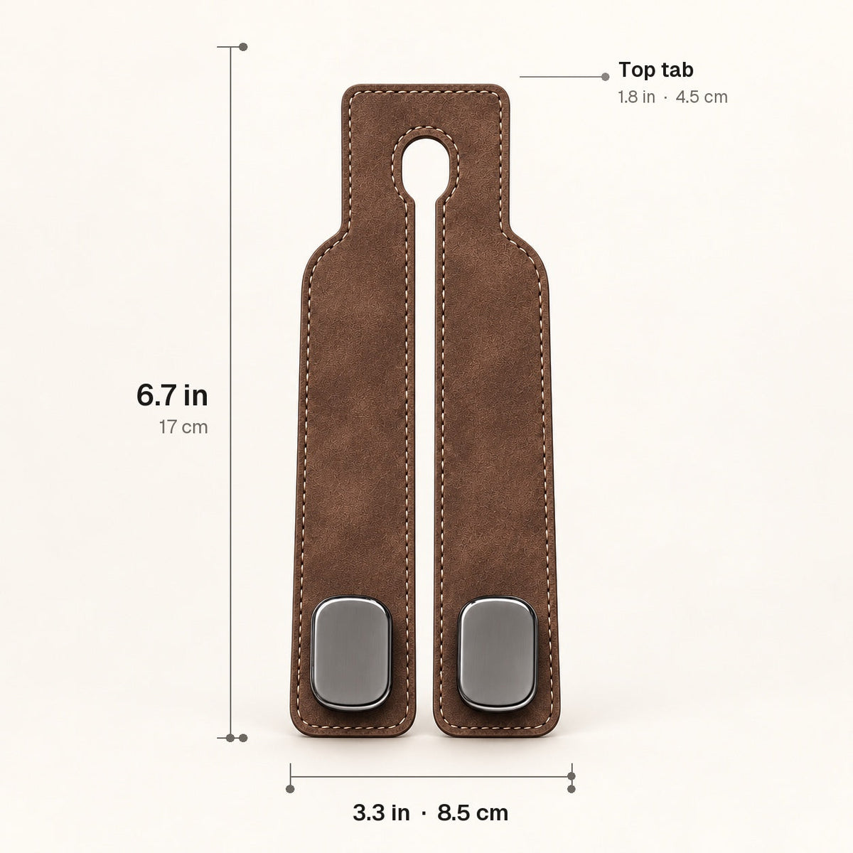 Dual-Hook Car Seat Back Organizer
